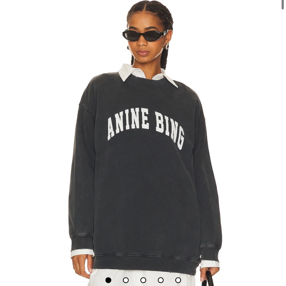Anine Bing Black Sweatshirt